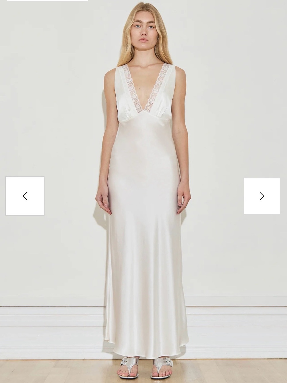 Maison Essentiele Vintage Maxi 100% Silk Dress